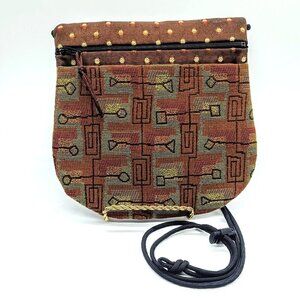 Handmade Helen's Daughters Mariella Double Pouch Crossbody Bag